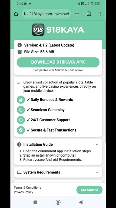 Unduh APK 918kaya Versi Terbaru Untuk Android