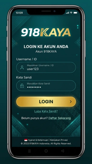 Cara Masuk Akun 918kaya di Android Anda