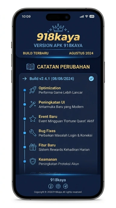 Riwayat Versi 918kaya untuk Pengguna Android