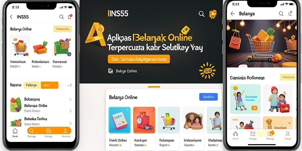 Tampilan antarmuka aplikasi INS55 yang menarik dan fungsional.