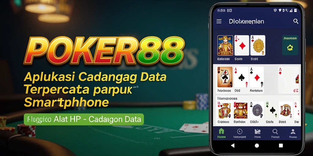 Tampilan antarmuka aplikasi POKER88 untuk cadangan data yang mudah digunakan.